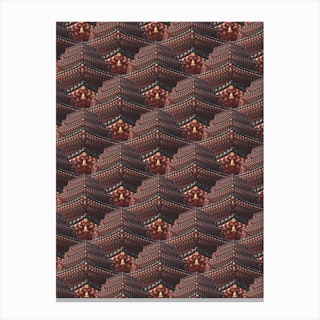 Temple Roof Canvas Print