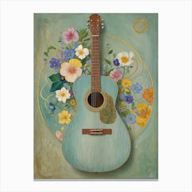 Acoustic Guitar Canvas Print