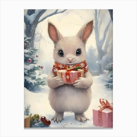 Christmas Bunny 2 Canvas Print