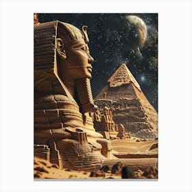 Egyptian Pyramids Canvas Print