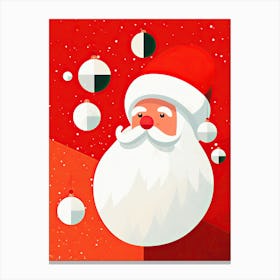 Cute Christmas Santa 1 Canvas Print