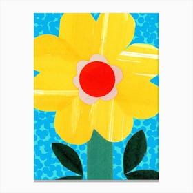 Yellow flower Canvas Print