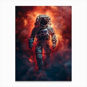 Astronaut In Space 1 Canvas Print