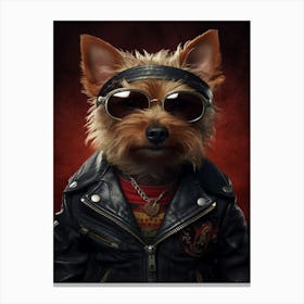 Gangster Dog Australian Terrier 3 Canvas Print