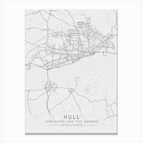 Hull Yorkshire And The Numbers Canvas Print