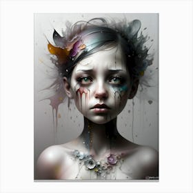 Girl With Tears~Escape Clause ~Reimagined Canvas Print