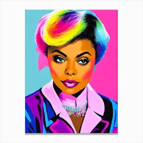 Taraji P Henson Pop Movies Art Movies Canvas Print