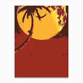 Hawaiian Poster Canvas Print