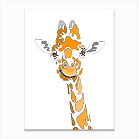 Patchwork Giraffe Canvas Print
