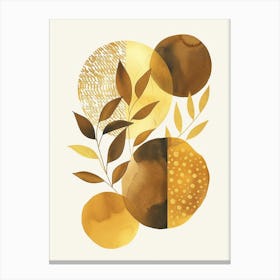 Golden Leaves 20 Canvas Print