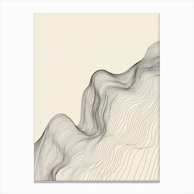 Abstract Line Drawing 1 Canvas Print