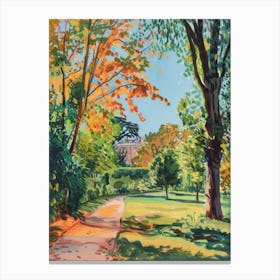 Kew Green London Parks Garden 4 Painting Canvas Print