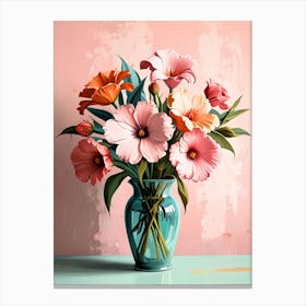 Flowers In A Vase 16 Canvas Print