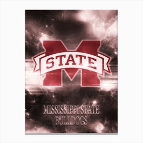 Mississippi State Bulldogs Canvas Print