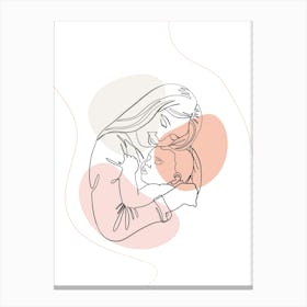 Mother And Child Mothers day 5 Canvas Print