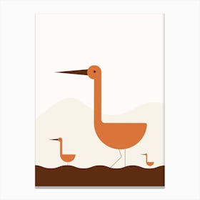 Egrets Canvas Print