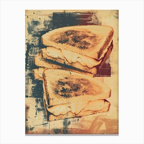sandwiches: Fast Food Pop Art Canvas Print