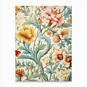 Floral Wallpaper 101 Canvas Print