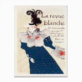 La Revue Blanche (1897), Henri de Toulouse-Lautrec Canvas Print