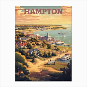 Hampton Virginia Travel Canvas Print