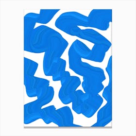 Blue Painting Canvas Print