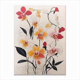 Orchids Charms Canvas Print