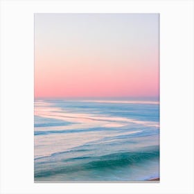 Folly Beach, South Carolina Pink Photography 2 Canvas Print