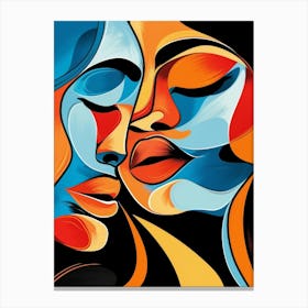 Two Women Kissing 32 Canvas Print