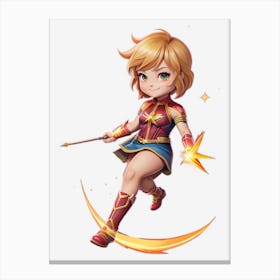 Kawaii Marvels Canvas Print