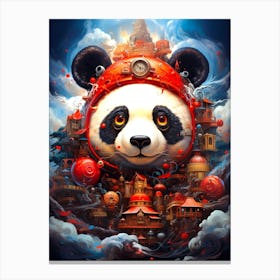 Panda City Canvas Print