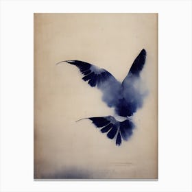 Indigo Bird Canvas Print