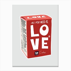 All You Need Is (Oxo) Love Canvas Print