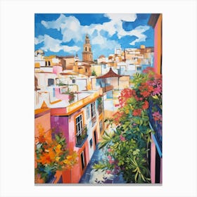 Seville Spain 3 Fauvist Painting Canvas Print