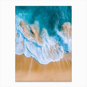 Aerial View Of A Beach 139 Canvas Print