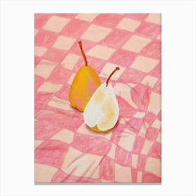 Two Pears Canvas Print