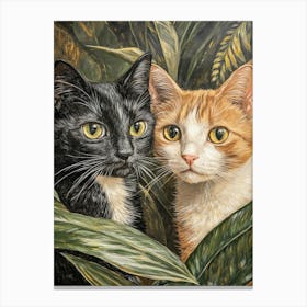 Two Cats 15 Canvas Print