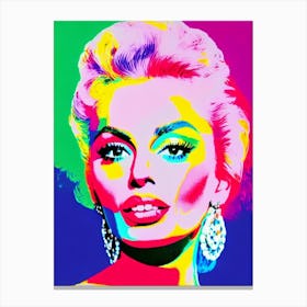 Sophia Loren Pop Movies Art Movies Canvas Print