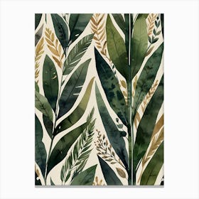 Tropical Leaves 15 Canvas Print