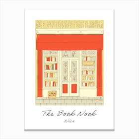 Nice The Book Nook Pastel Colours 1 Poster Canvas Print