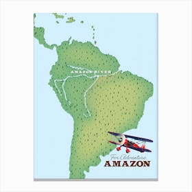 Amazon South American Canvas Print