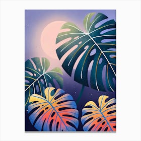 Monstera Leaves 8 Canvas Print