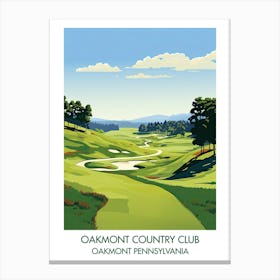 Oakmont Country Club   Oakmont Pennsylvania 1 Canvas Print