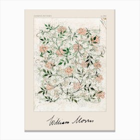 William Morris, Jasmine Pattern Canvas Print