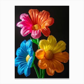 Bright Inflatable Flowers Gaillardia 1 Canvas Print