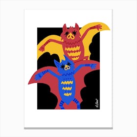 The Jungle Things - The Bat Dance Canvas Print