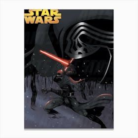 Kylo ren animated Canvas Print