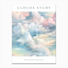 Study Of Clouds Vienna, Austria Canvas Print