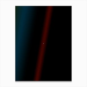 Pale Blue Dot poster, NASA Voyager 1, 1990 — Space poster, science print Canvas Print