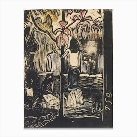 Fragrance (Noa Noa), Small Block, Paul Gauguin Canvas Print