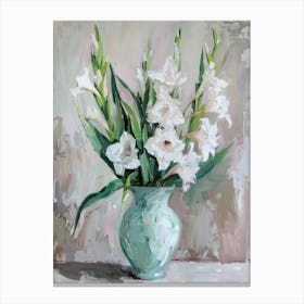 A World Of Flowers Gladiolus 2 Painting Canvas Print